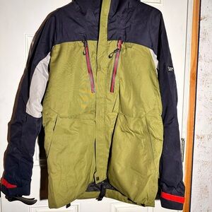 686 Men's Olive and Black Snowboard Ski Jacket